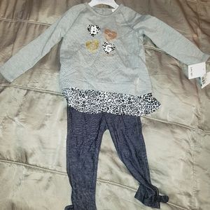 NWT BCBG girls set 18-24 months
